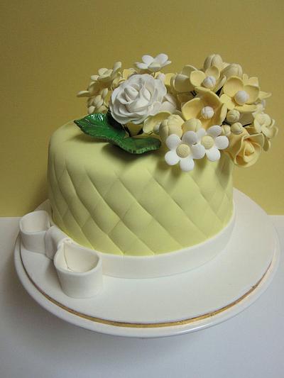 Quilting and Flowers - Cake by Lydia Evans