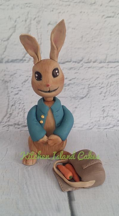 Peter Rabbit Cake Topper - Cake by Kitchen Island Cakes