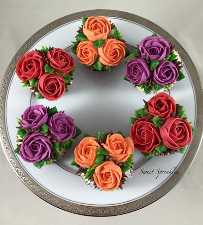 Roses - Cake by Deepa Pathmanathan