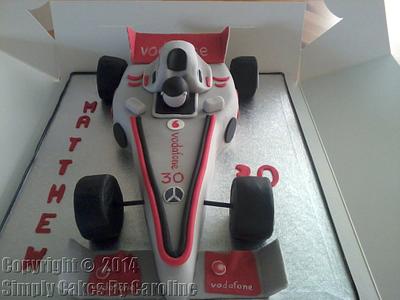 formula one racing car cake - Cake by Simply Cakes By Caroline