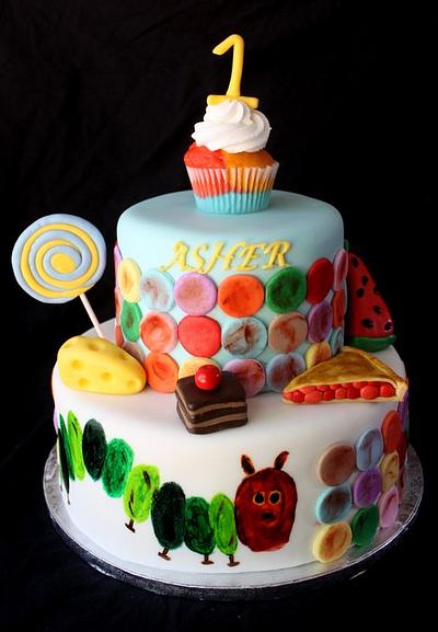 The Hungry Caterpillar cake  - Cake by Jewell Coleman