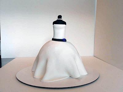 Wedding Gown Topper - Cake by Prima Cakes and Cookies - Jennifer