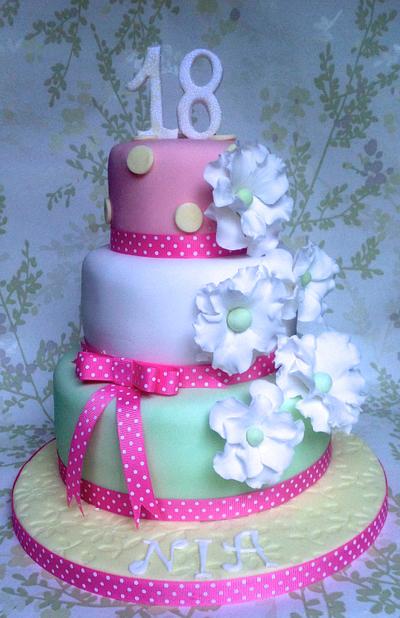 18th Birthday cake  - Cake by Alison's Bespoke Cakes