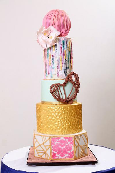 Modern Wedding Cake  - Cake by Ami 