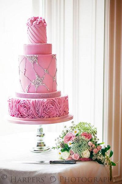 Vera Wedding Photo Shoot  - Cake by Shirley Jones 