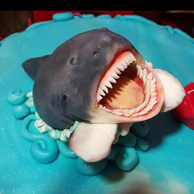 shark cake - Cake by lameladiAurora 