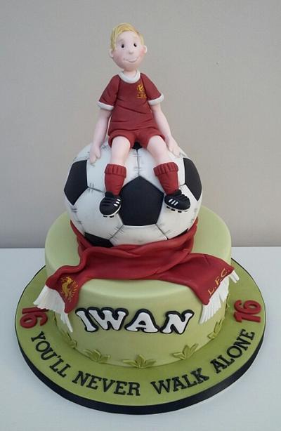 Liverpool Fan - Cake by The Buttercream Pantry