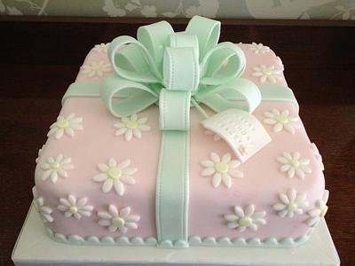 Spring pastels birthday cake - Cake by tartelette_uk