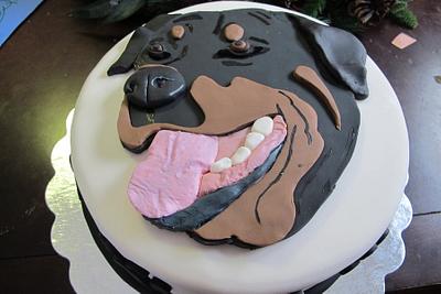 For the Love of Rotties!! - Cake by Sharon