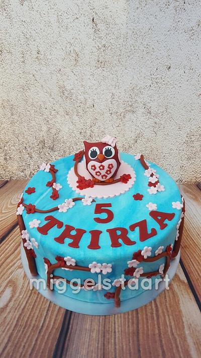 cute owl - Cake by henriet miggelenbrink