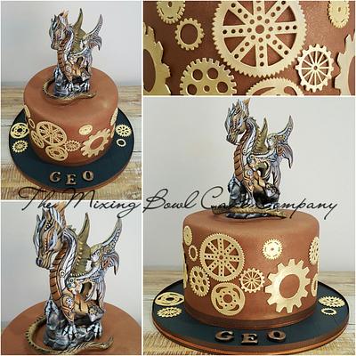 Steampunk ! - Cake by The Mixing Bowl Cake Company 