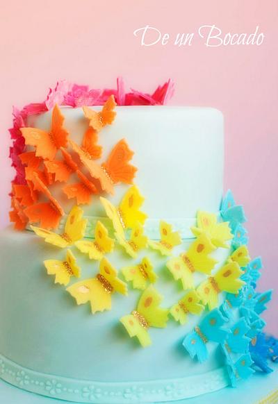 Butterflies cake - Cake by Carmen