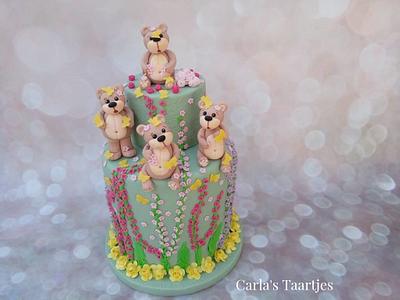 Spring is in the air 2018 Fondant Cake Topper Tutorials Sweet art collaboration. - Cake by Carla 