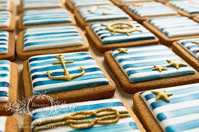 Nautical biscuits - Cake by Rococo Cakes