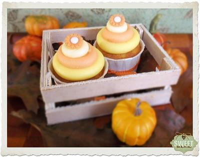 Cupcakes with pumpkin and buttercream - Cake by sweetmania