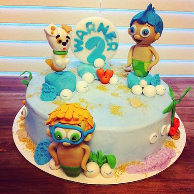 Bubble Guppies - Cake by SaraLiz