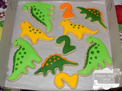Dino Cookies - Cake by Sugar Sweet Cakes