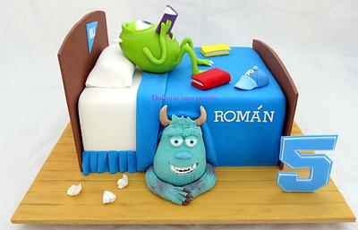 Monster University cake - Cake by Romina Haiek