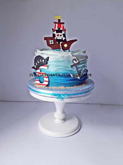Pirate - Cake by Fondantfantasy