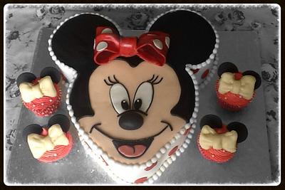 Minnie Mouse birthday cake - Cake by YummyDon