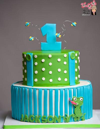 Froggy's First Birthday  - Cake by Shanita 