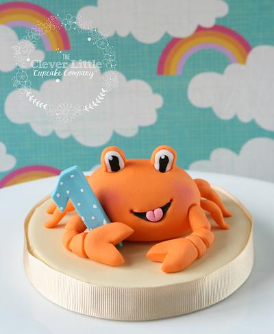 Crab Cake Topper - Cake by Amanda’s Little Cake Boutique