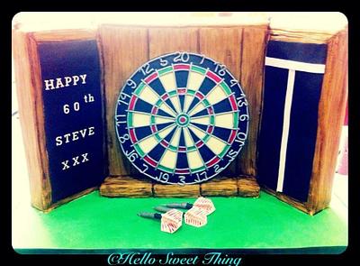 Let's Play Darts!! - Cake by Michelle Singleton