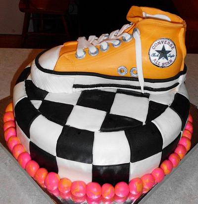 My First Shoe Cake - Cake by Carrie Freeman