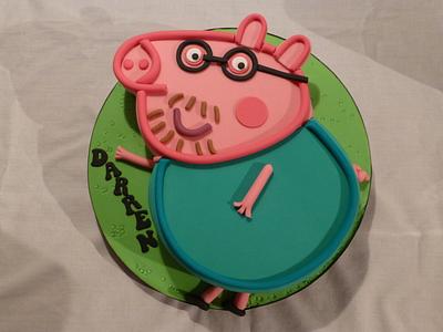 DADDY PIG CAKE - Cake by Grace's Party Cakes