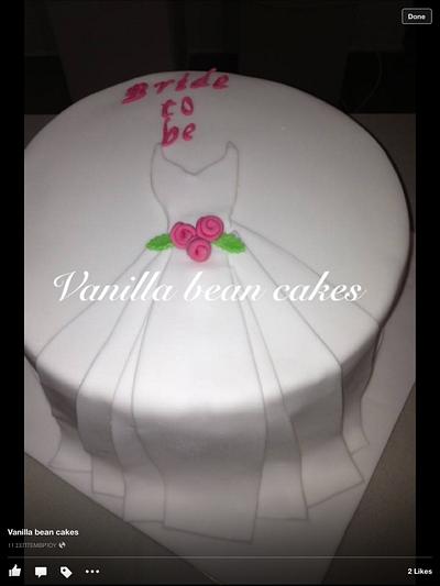 Bride to be - Cake by Vanilla bean cakes Cyprus