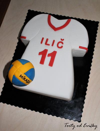 Volleyball dress - Cake by Cakes by Evička