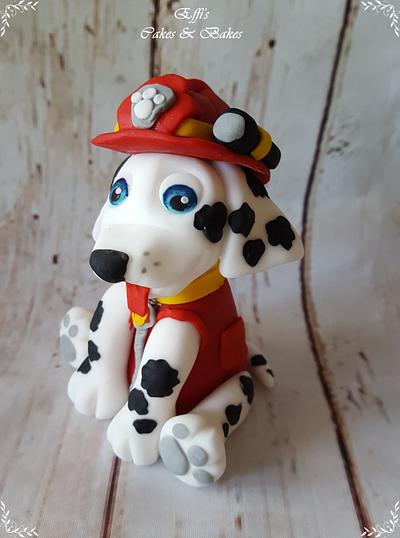 Marshall from Paw Patrol - Cake by Effi's Cakes & Bakes 