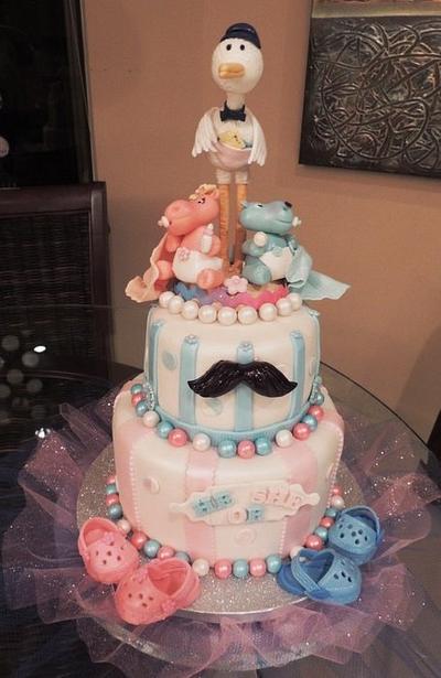 Baby Stork is on her way - Cake by Fun Fiesta Cakes  