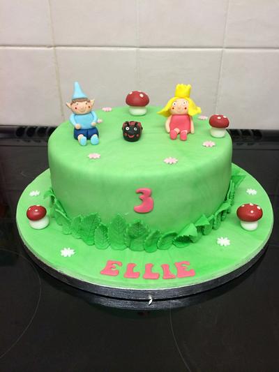 Ben and Holly cake - Cake by Yummilicious Cakes Oxfordshire