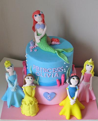 Disney Princesses Cake - Cake by Kellie