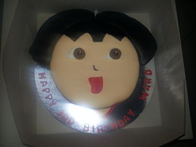 Dora the explorer birthday cake - Cake by Muna's Cakes 