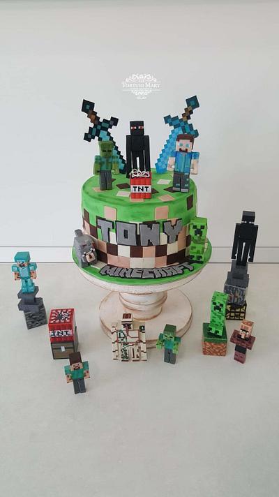 Minecraft cake. - Cake by Torturi Mary