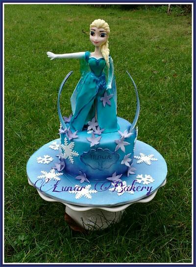 Frozen Elsa Cake - Cake by Lunar Bakery