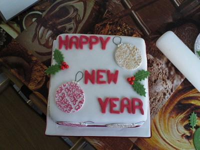 happy new year - Cake by lucy 