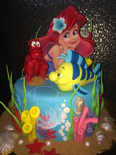 THE LITTLE MERMAID Birthday Cake - Cake by Lily Vanilly