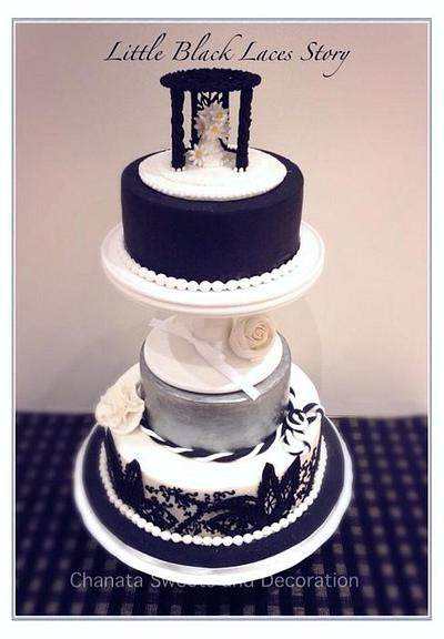 Little black Laces story - Cake by Chanatasweets