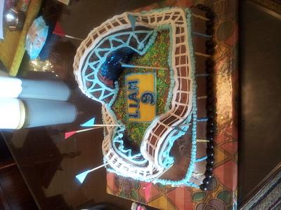 roller coaster cake - Cake by CAKE RAGA