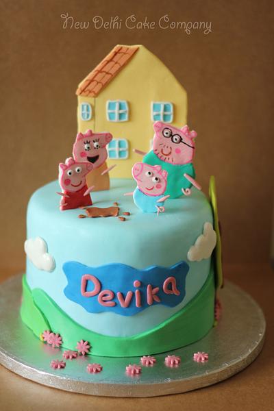 Peppa Pig! - Cake by Smita Maitra (New Delhi Cake Company)