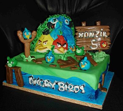 angry birds - Cake by kili