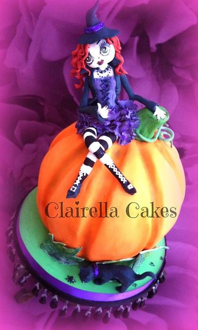 Scarlett The Funky Little Witch - Cake by Clairella Cakes 