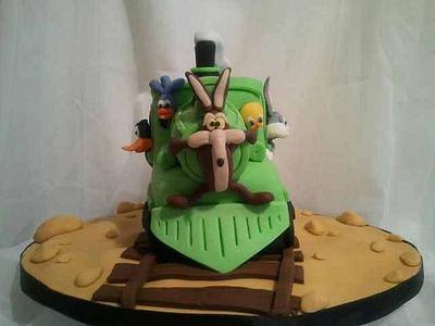 ~Looney Tunes Train Cake~ - Cake by Bobbie Riddles