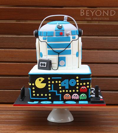 PacMan and Star Wars 40th Cake - Cake by beyondthefrosting