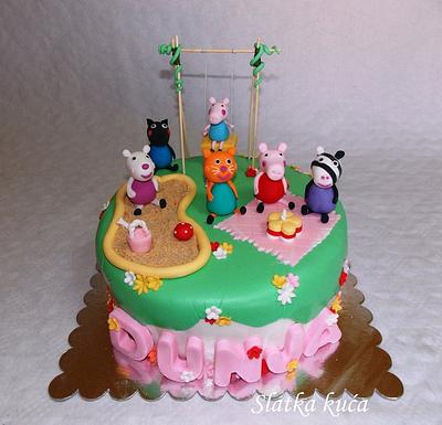 Peppa Pig and friends! - Cake by SlatkaKuca