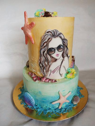 Beach cake - Cake by Veronika