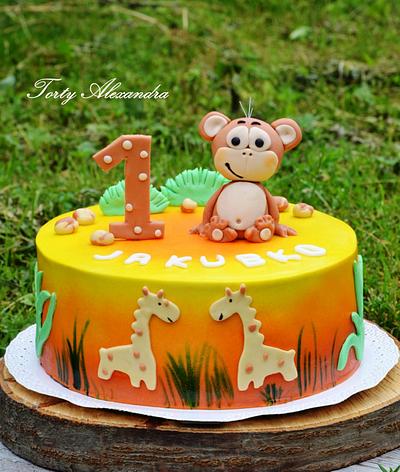 Monkey cake - Cake by Torty Alexandra